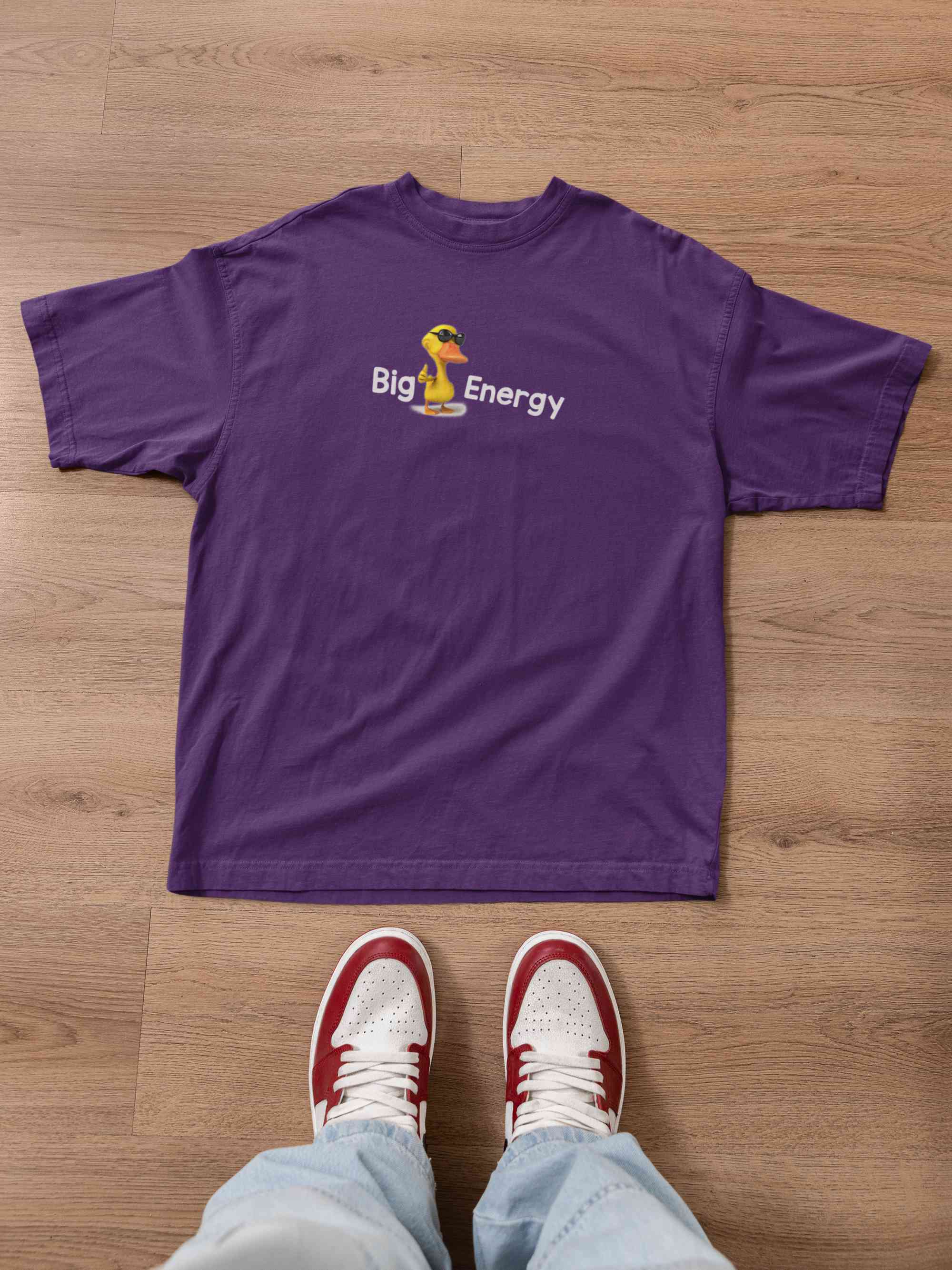 Big Duck Energy Mens Half Sleeves T-shirt- FunkyTeesClub