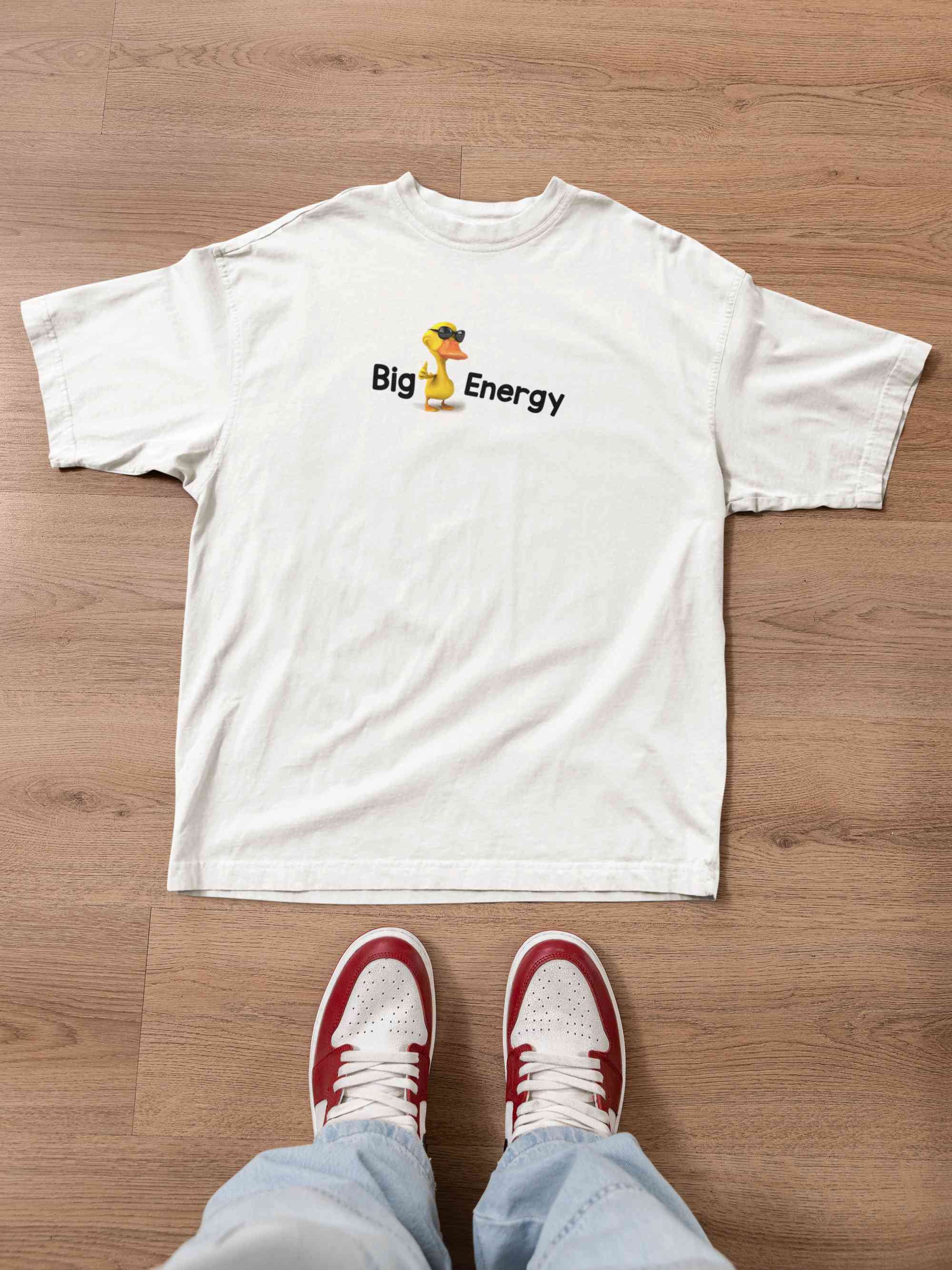 Big Duck Energy Mens Half Sleeves T-shirt- FunkyTeesClub