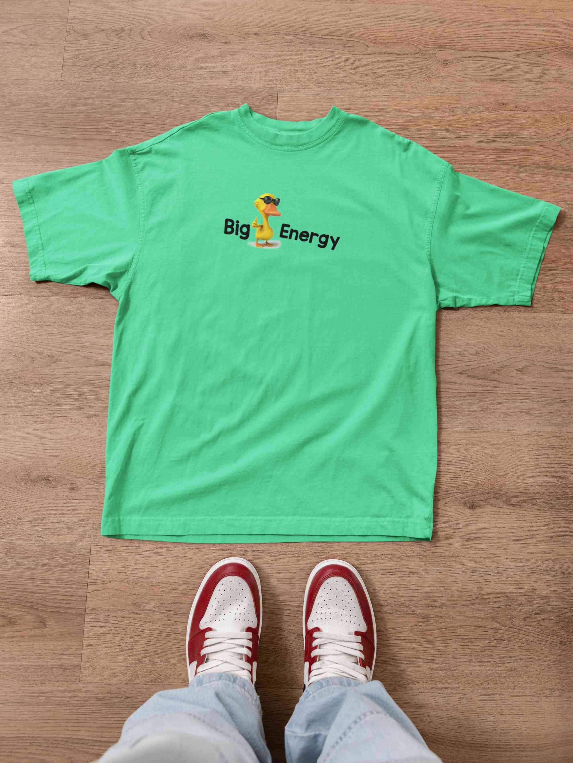 Big Duck Energy Mens Half Sleeves T-shirt- FunkyTeesClub