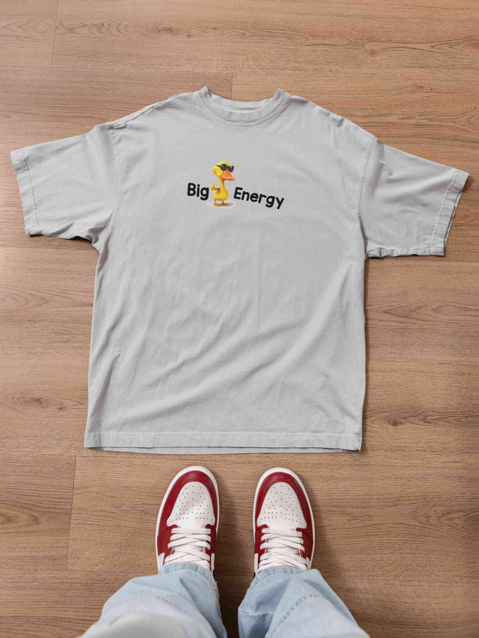 Big Duck Energy Mens Half Sleeves T-shirt- FunkyTeesClub