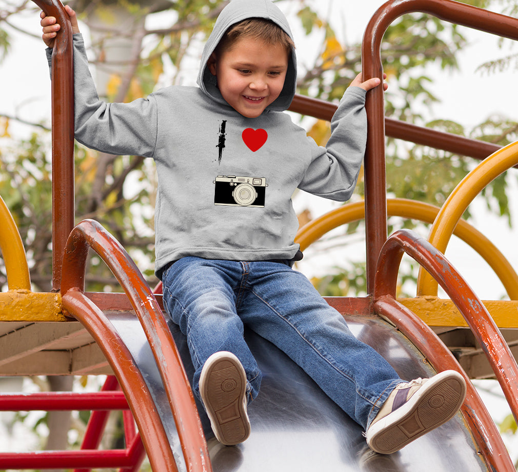 I love camera Boy Hoodies-FunkyTeesClub