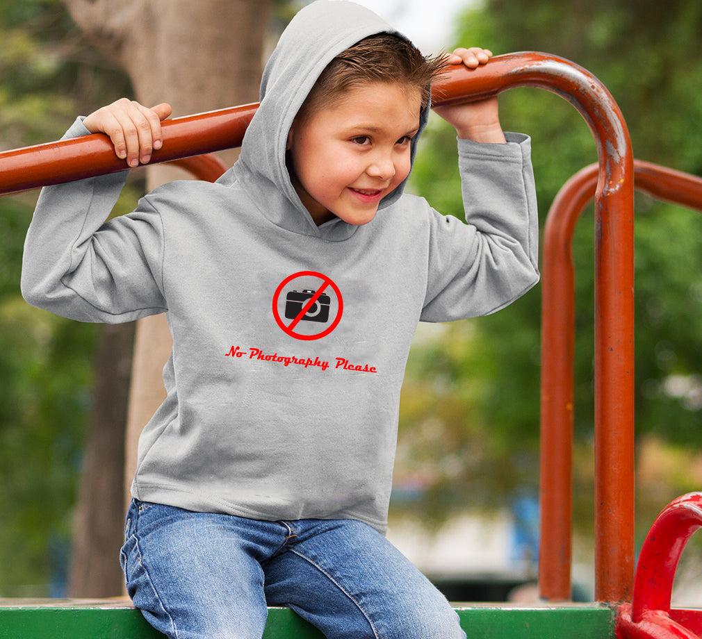 No Photography Please Boy Hoodies-FunkyTeesClub