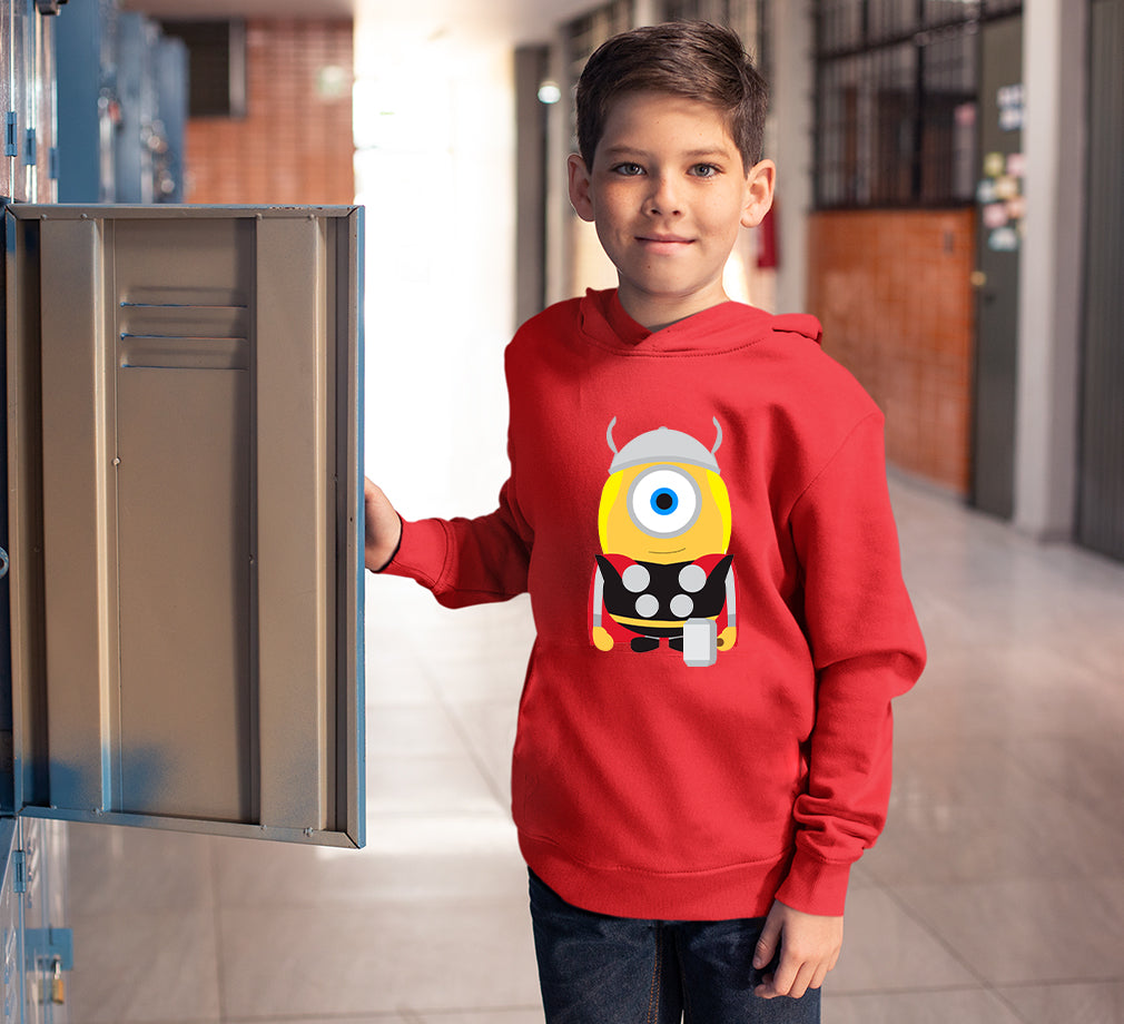 Minion Thor Boy Hoodies-FunkyTeesClub