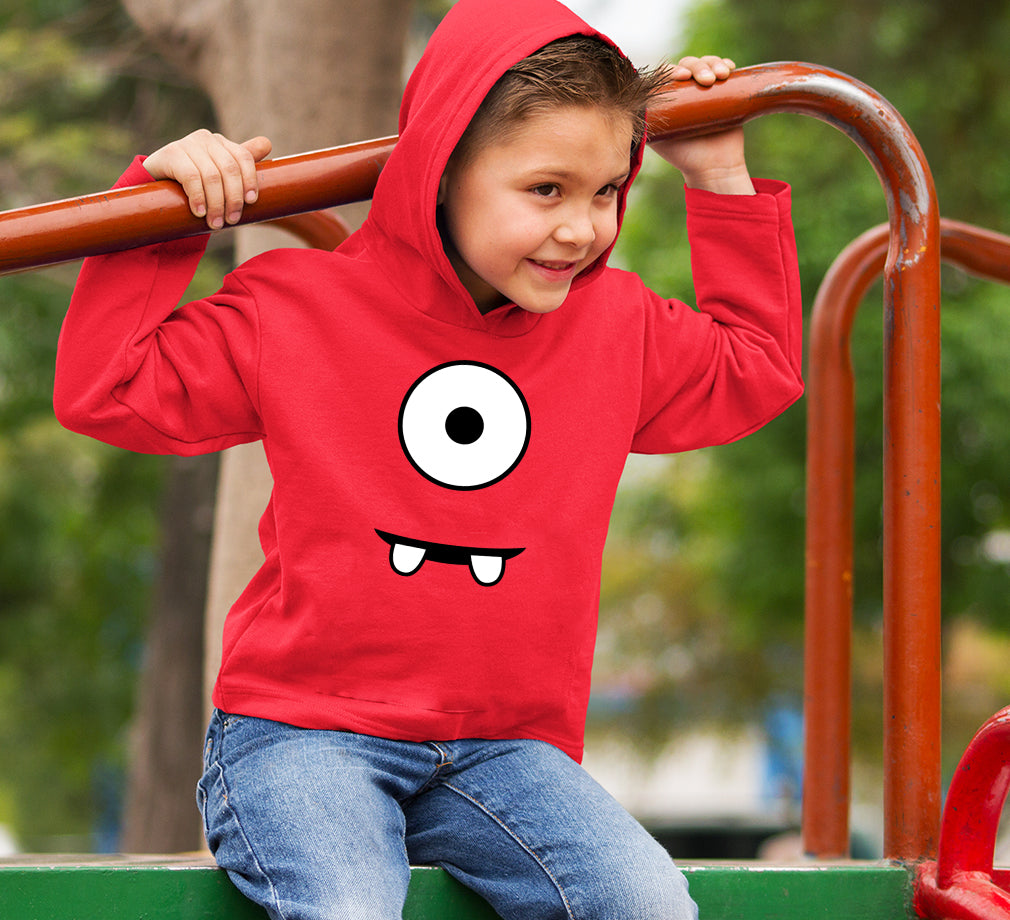 Minion Eye & Teeth Boy Hoodies-FunkyTeesClub
