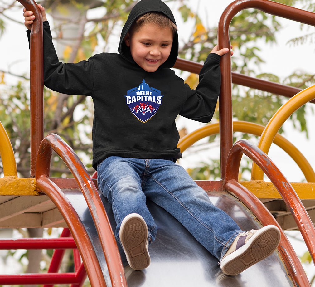 IPL DC Delhi Capitals Boy Hoodies-FunkyTeesClub