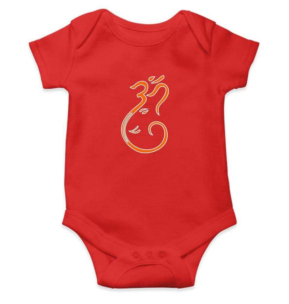 Om Ganesh Rompers for Baby Boy- FunkyTradition FunkyTradition