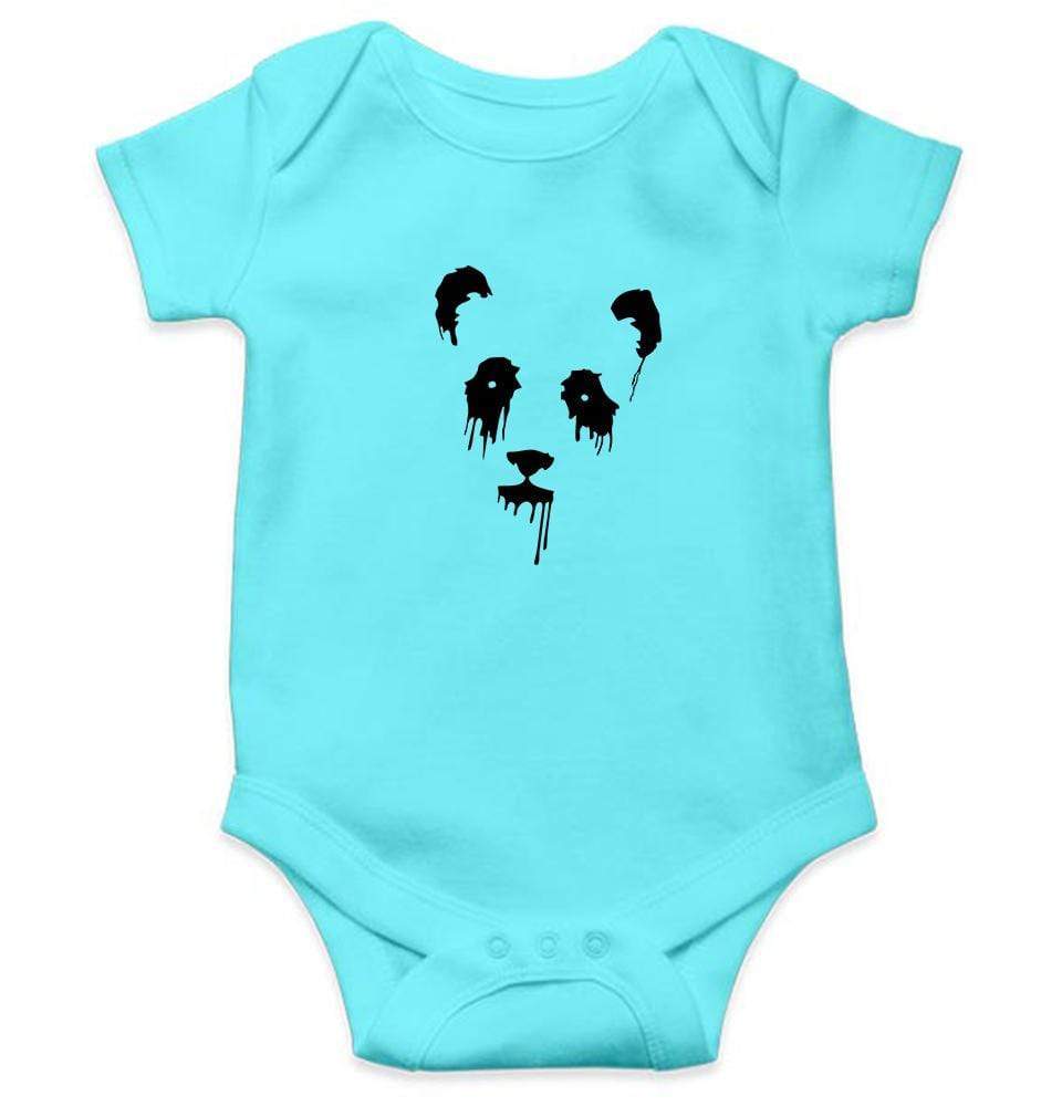 Panda Rompers for Baby Girl- FunkyTradition FunkyTradition
