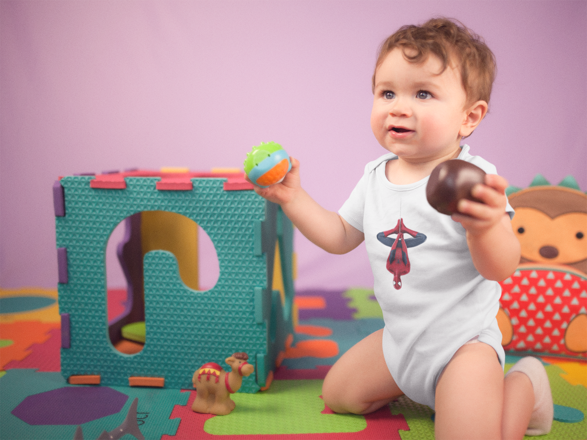 Superhero Rompers for Baby Boy -FunkyTeesClub