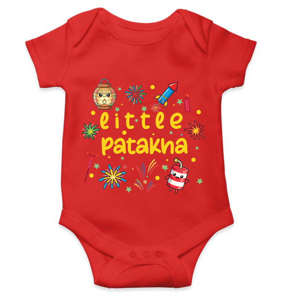 Little Patakha Diwali Rompers for Baby Girl- FunkyTeesClub
