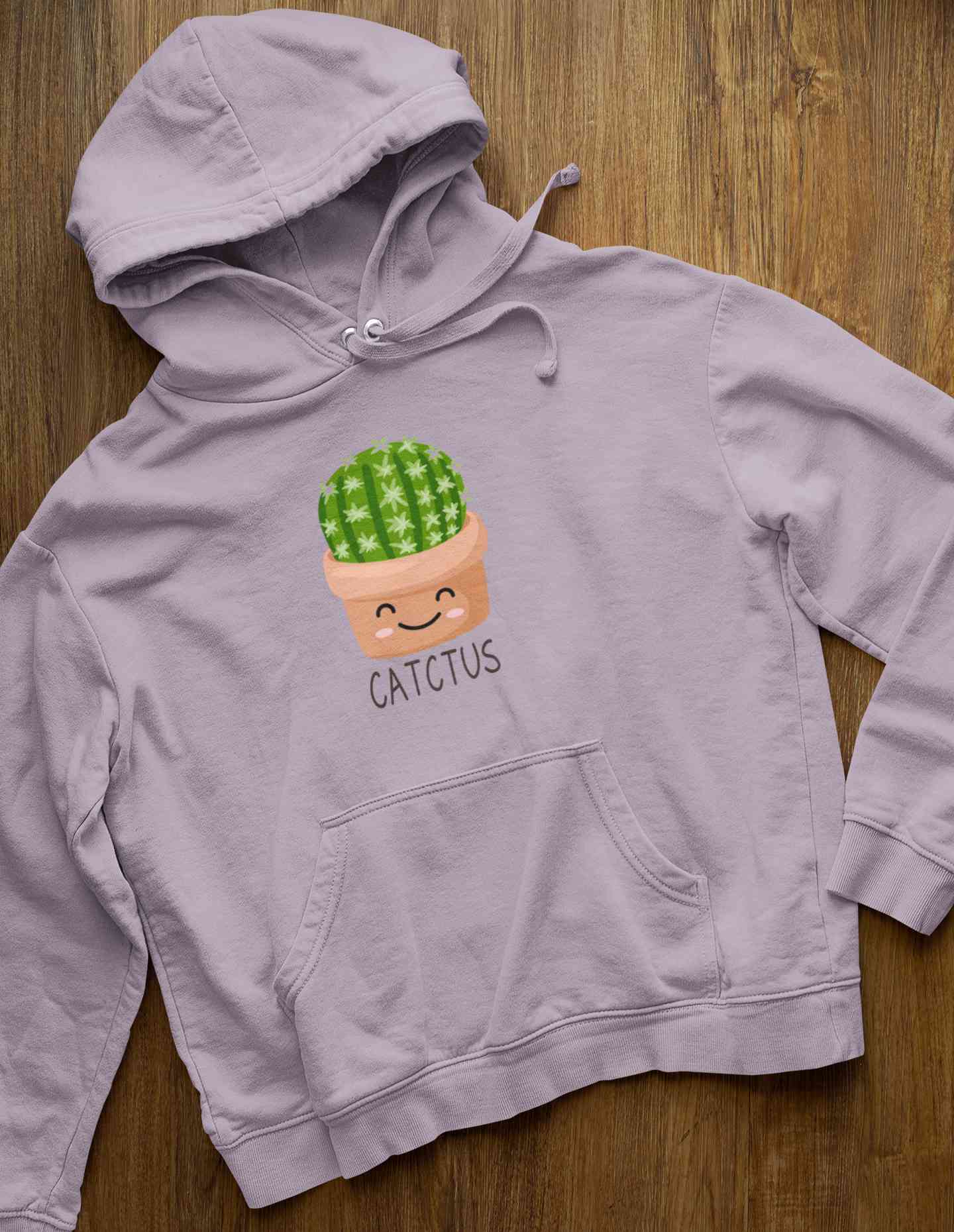 Catctus Funny Graphics Hoodies for Women-FunkyTeesClub