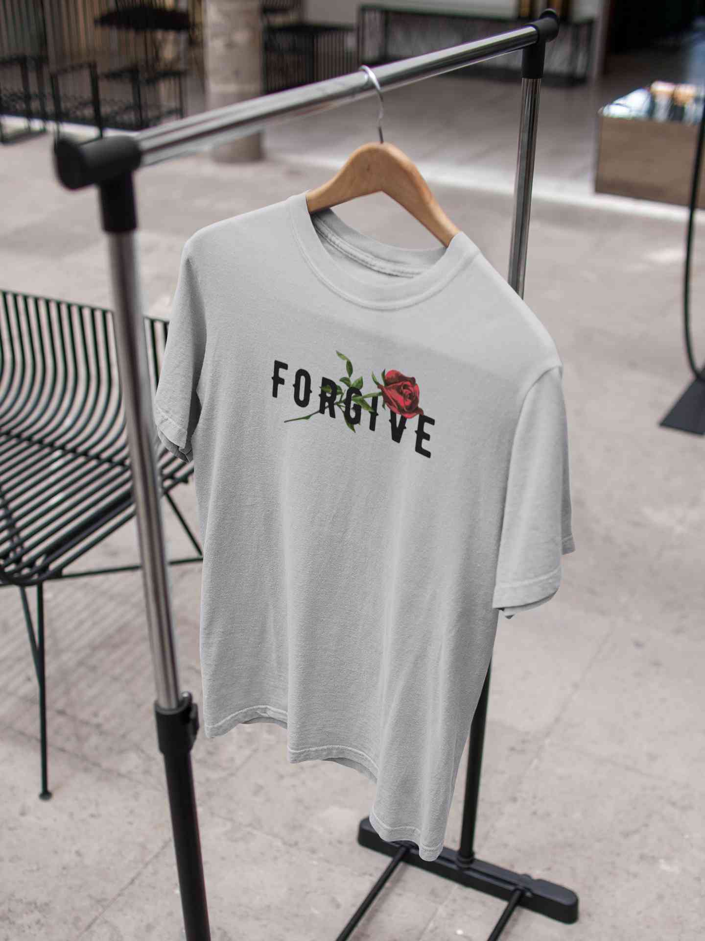 Forgive Women Half Sleeves T-shirt- FunkyTeesClub