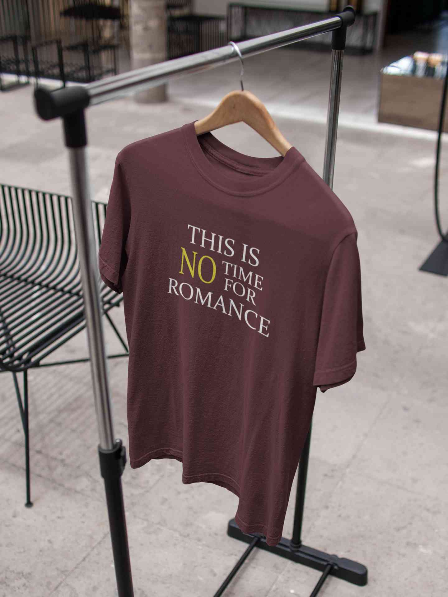 This Is Not Time For Romance Mens Half Sleeves T-shirt- FunkyTeesClub