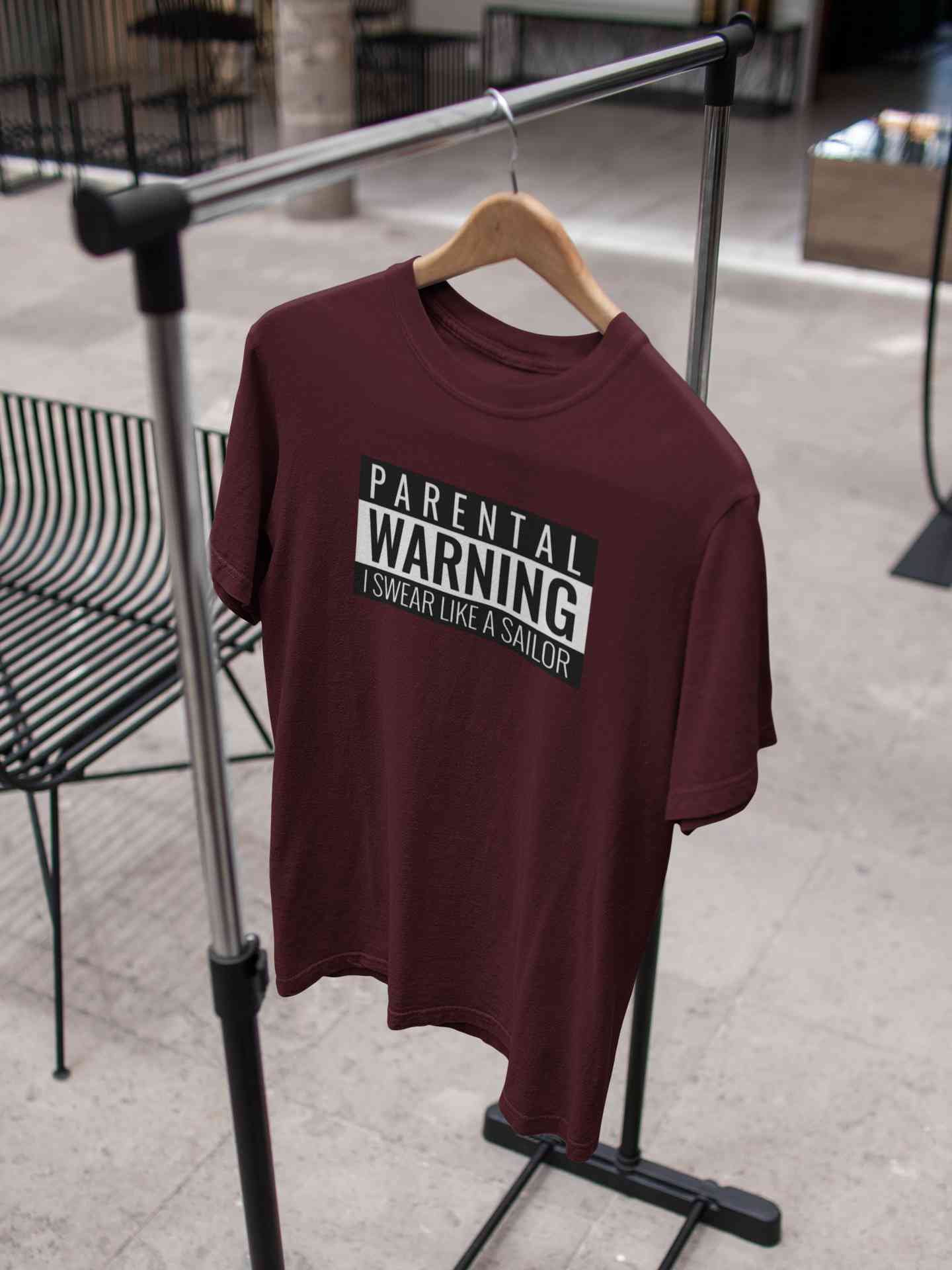 Parental Warning Quotes Mens Half Sleeves T-shirt- FunkyTeesClub