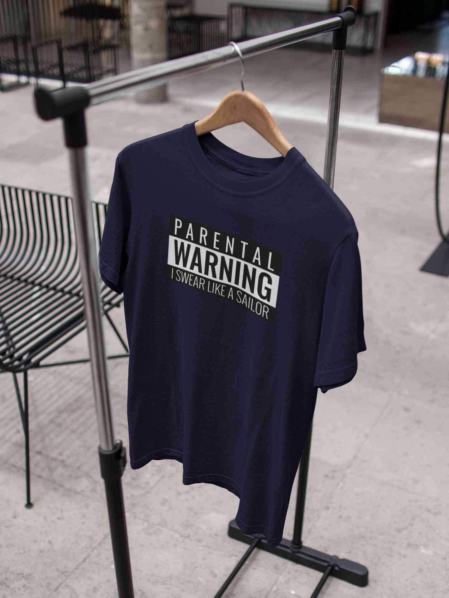 Parental Warning Quotes Mens Half Sleeves T-shirt- FunkyTeesClub