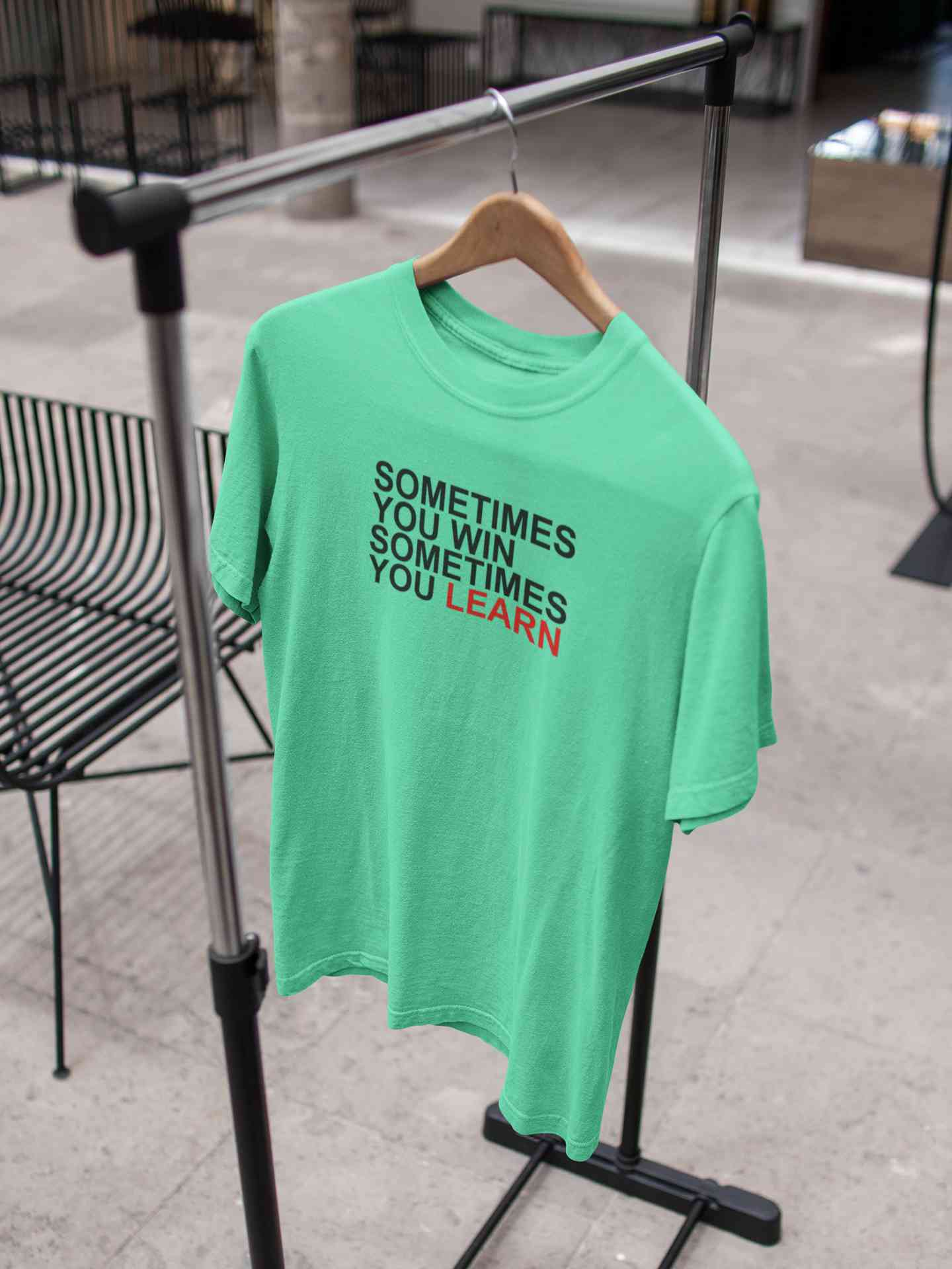 Sometimes You Win Mens Half Sleeves T-shirt- FunkyTeesClub