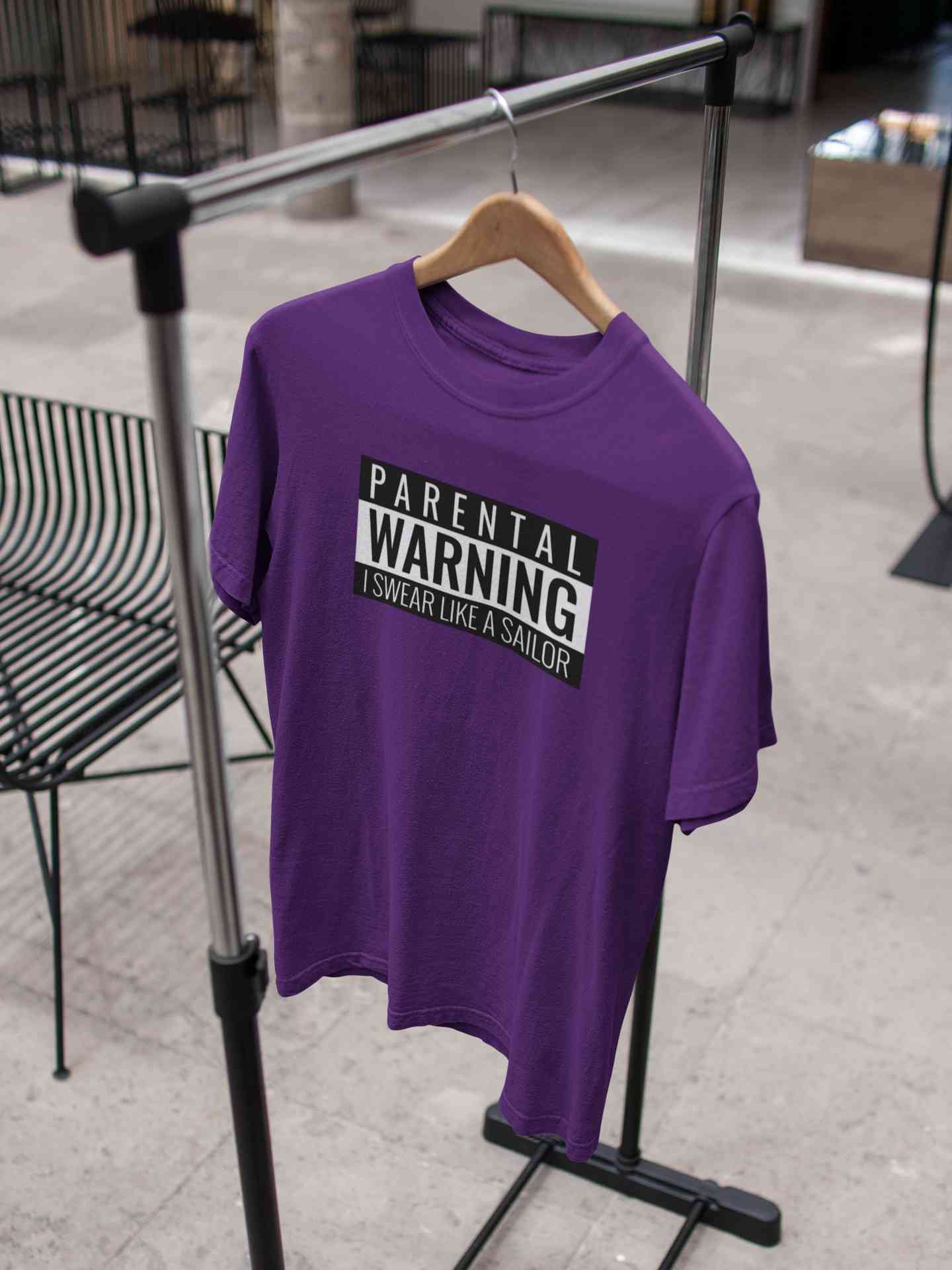 Parental Warning Quotes Mens Half Sleeves T-shirt- FunkyTeesClub