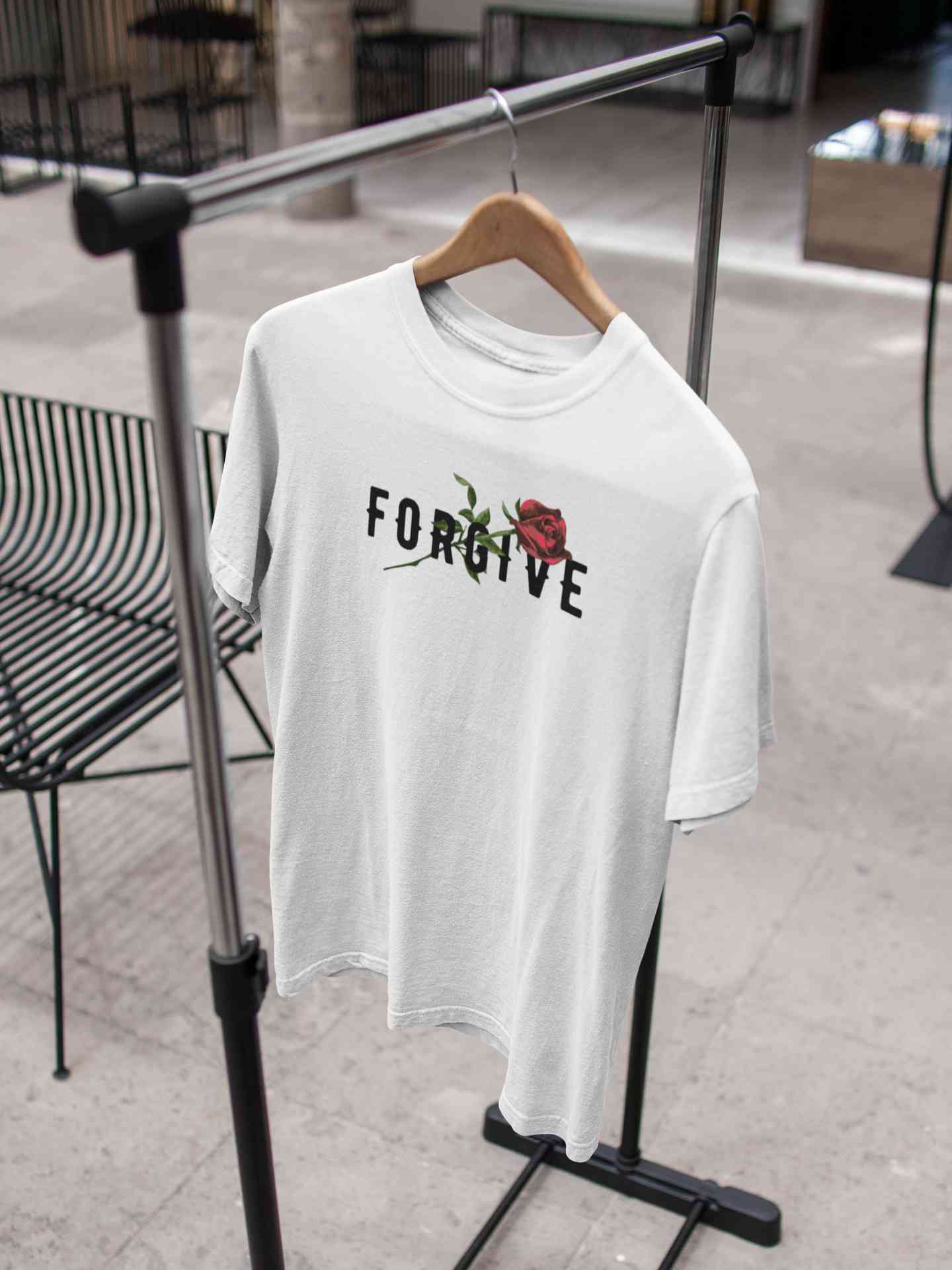 Forgive Women Half Sleeves T-shirt- FunkyTeesClub