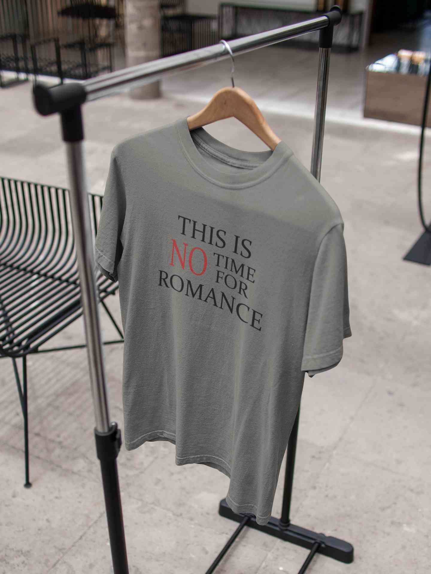 This Is Not Time For Romance Mens Half Sleeves T-shirt- FunkyTeesClub
