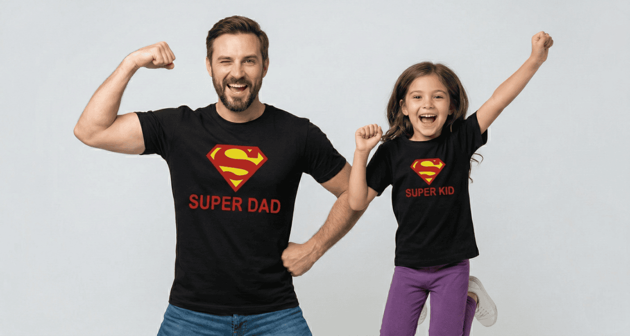 super Dad super kid