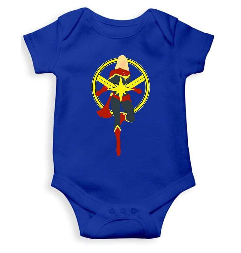 Superpower Captain Marvel Rompers for Baby Boy - FunkyTradition FunkyTradition