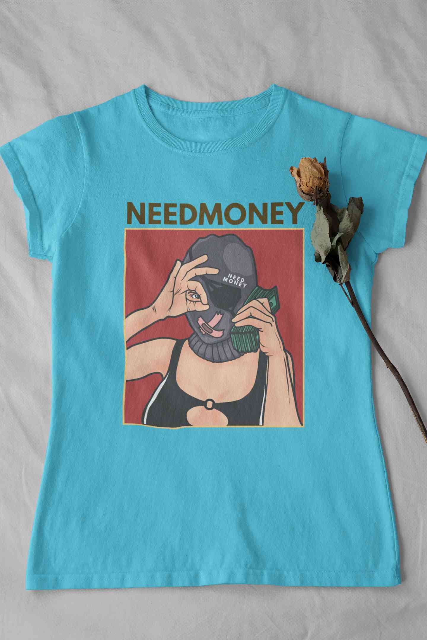 Bad Girl Women Half Sleeves T-shirt- FunkyTeesClub