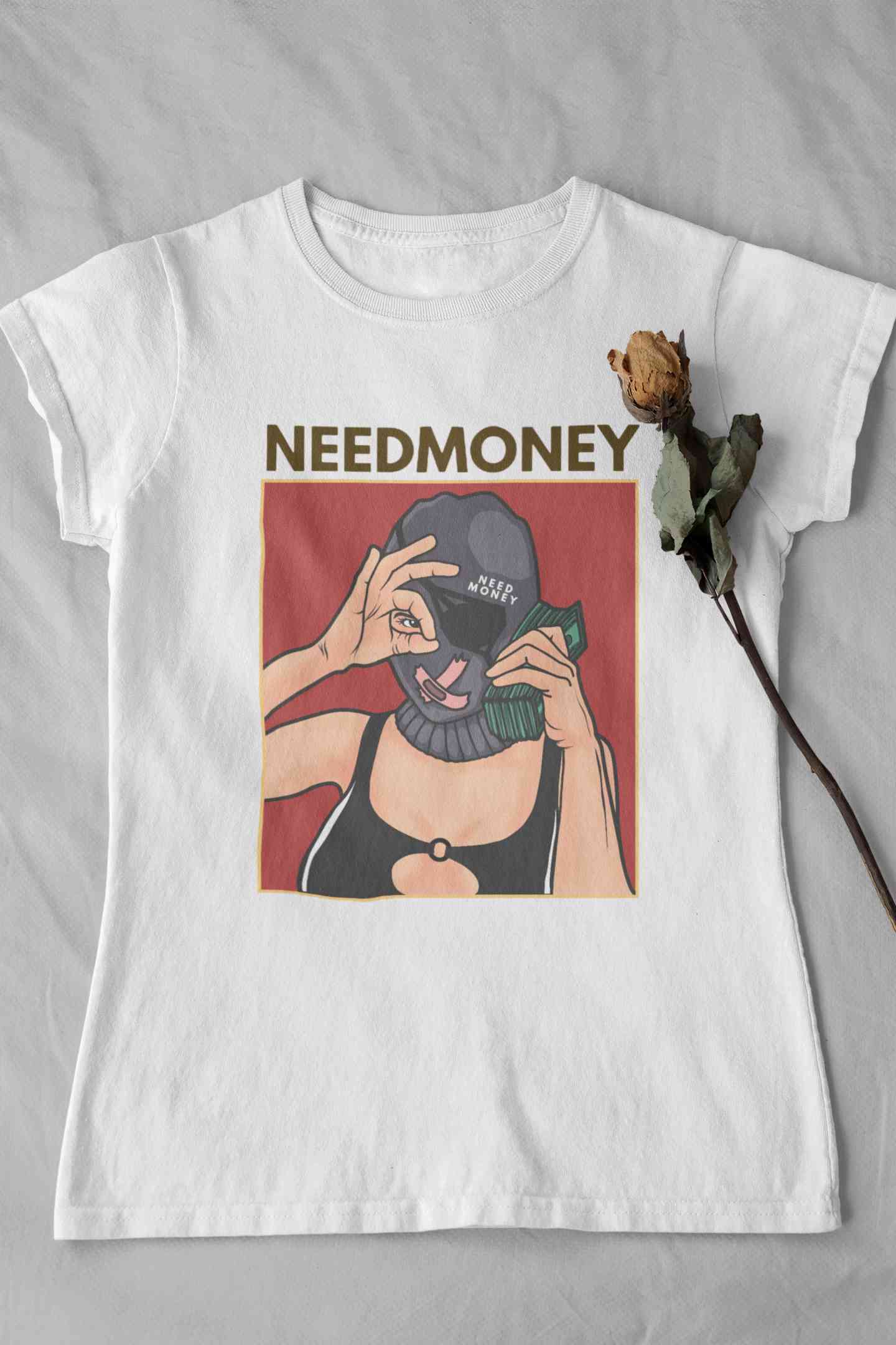Bad Girl Women Half Sleeves T-shirt- FunkyTeesClub