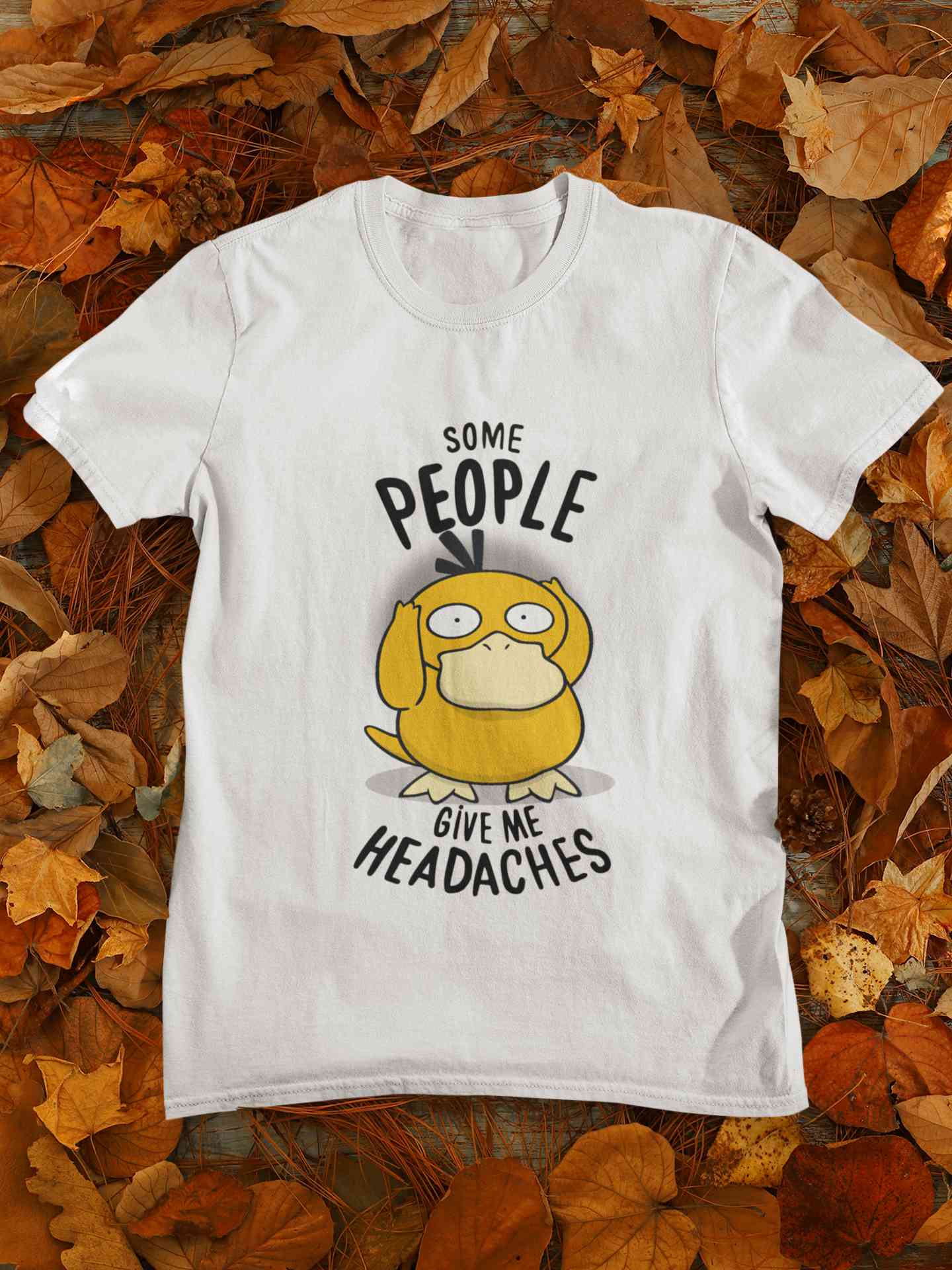 Some Peoples Give Me Headache Funny Graphic Mens Half Sleeves T-shirt- FunkyTeesClub