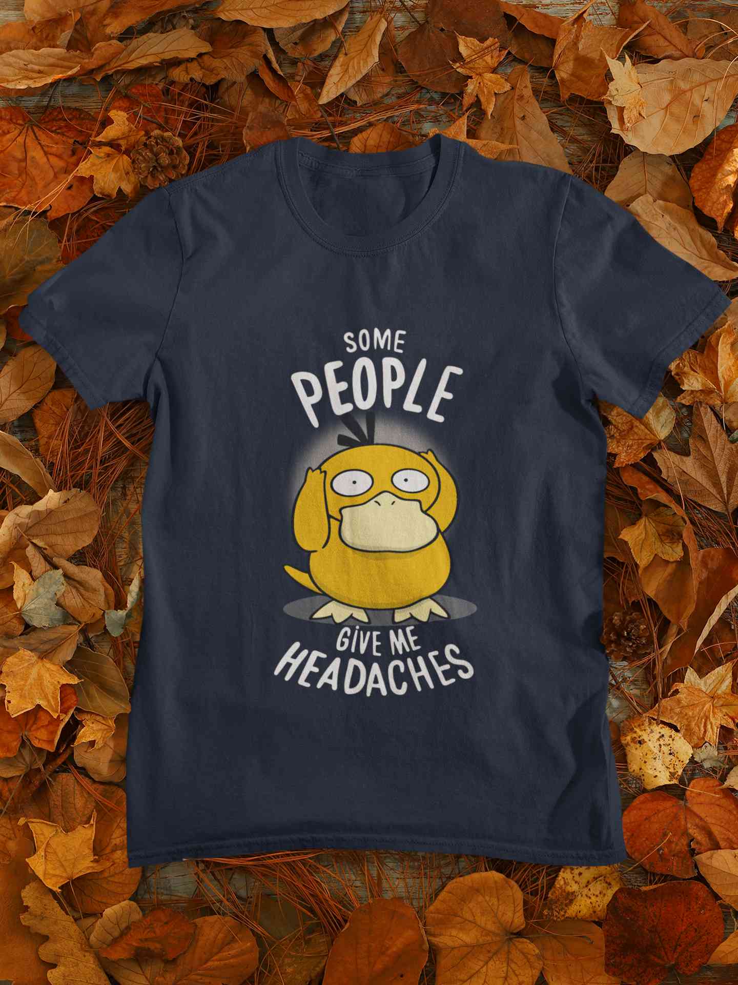 Some Peoples Give Me Headache Funny Graphic Mens Half Sleeves T-shirt- FunkyTeesClub
