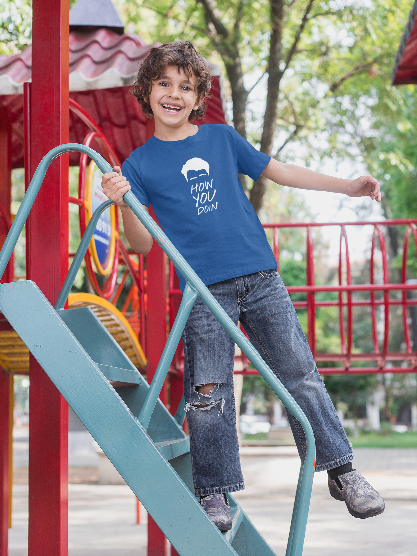 How You Doin Web Series Half Sleeves T-Shirt for Boy-FunkyTeesClub