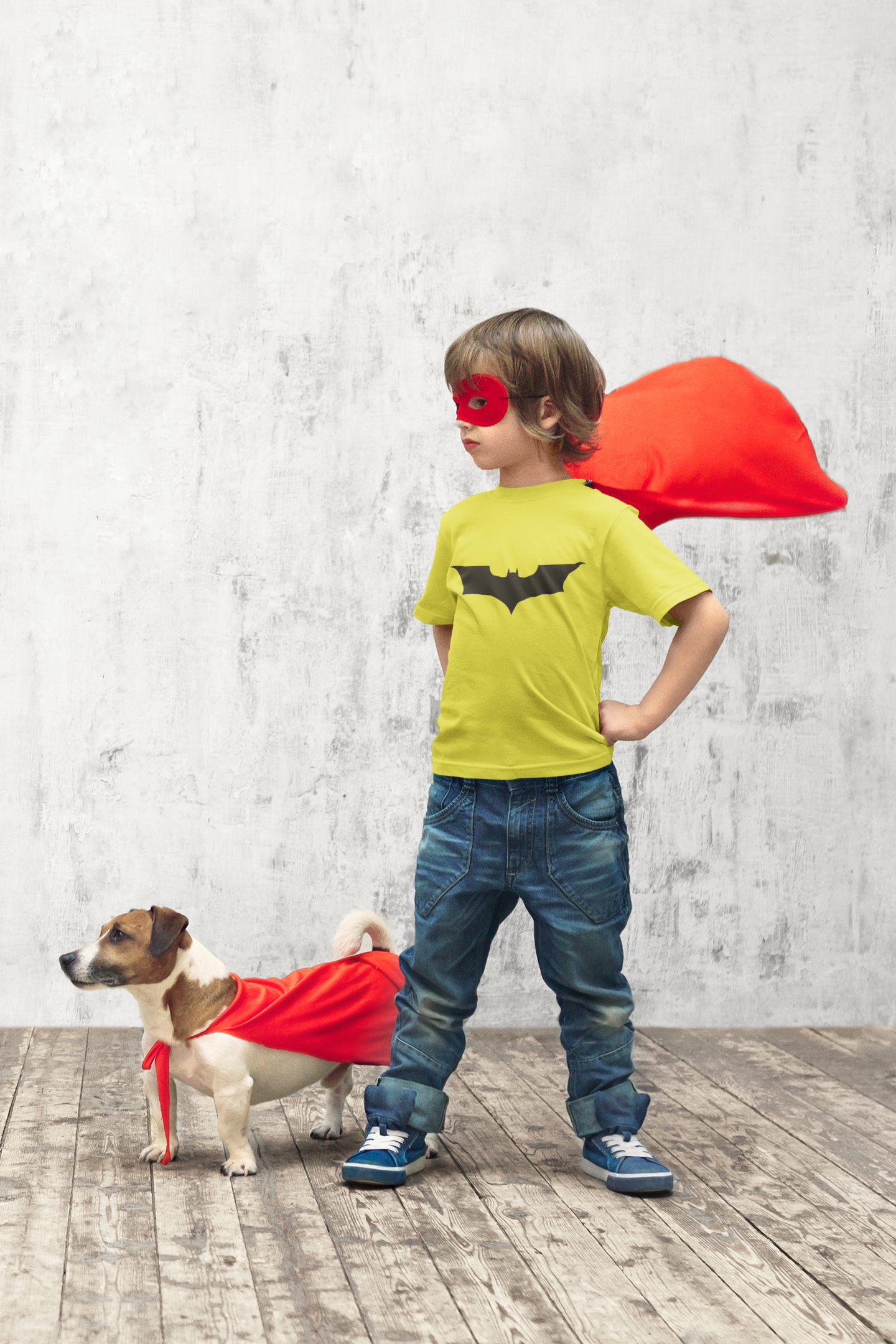 Superhero Half Sleeves T-Shirt for Boy-FunkyTeesClub