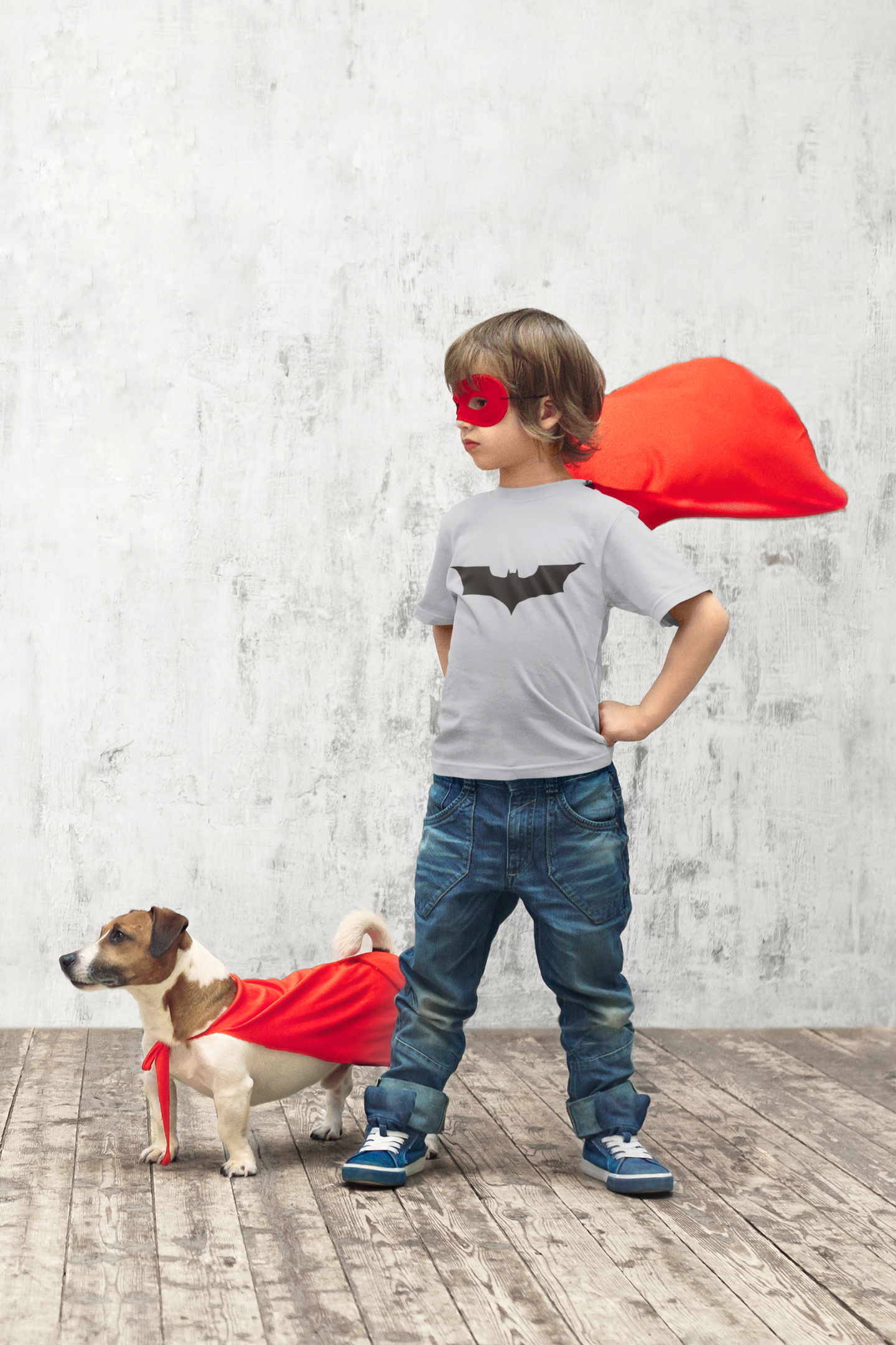 Superhero Half Sleeves T-Shirt for Boy-FunkyTeesClub