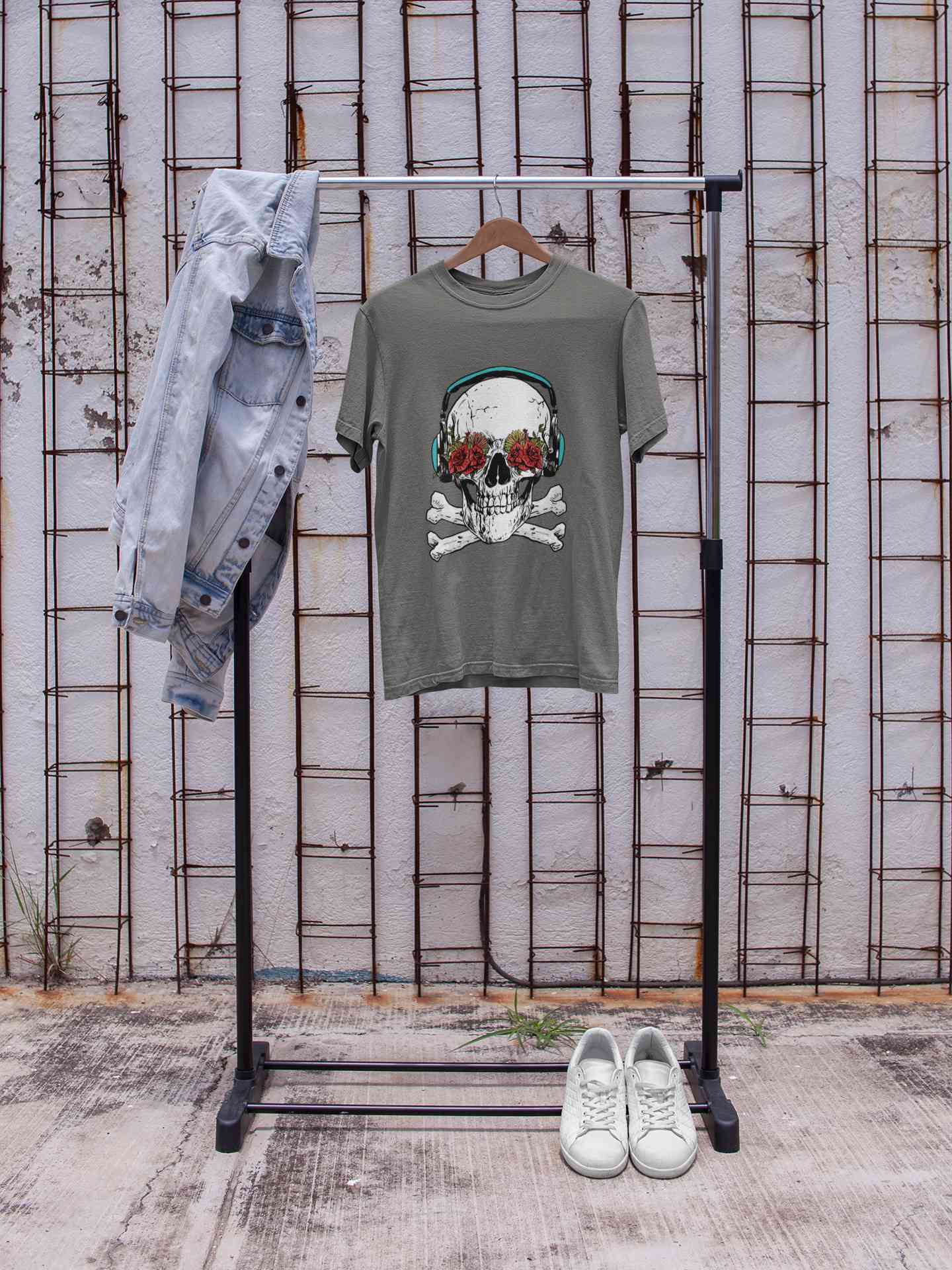 Cool Skull Women Half Sleeves T-shirt- FunkyTeesClub