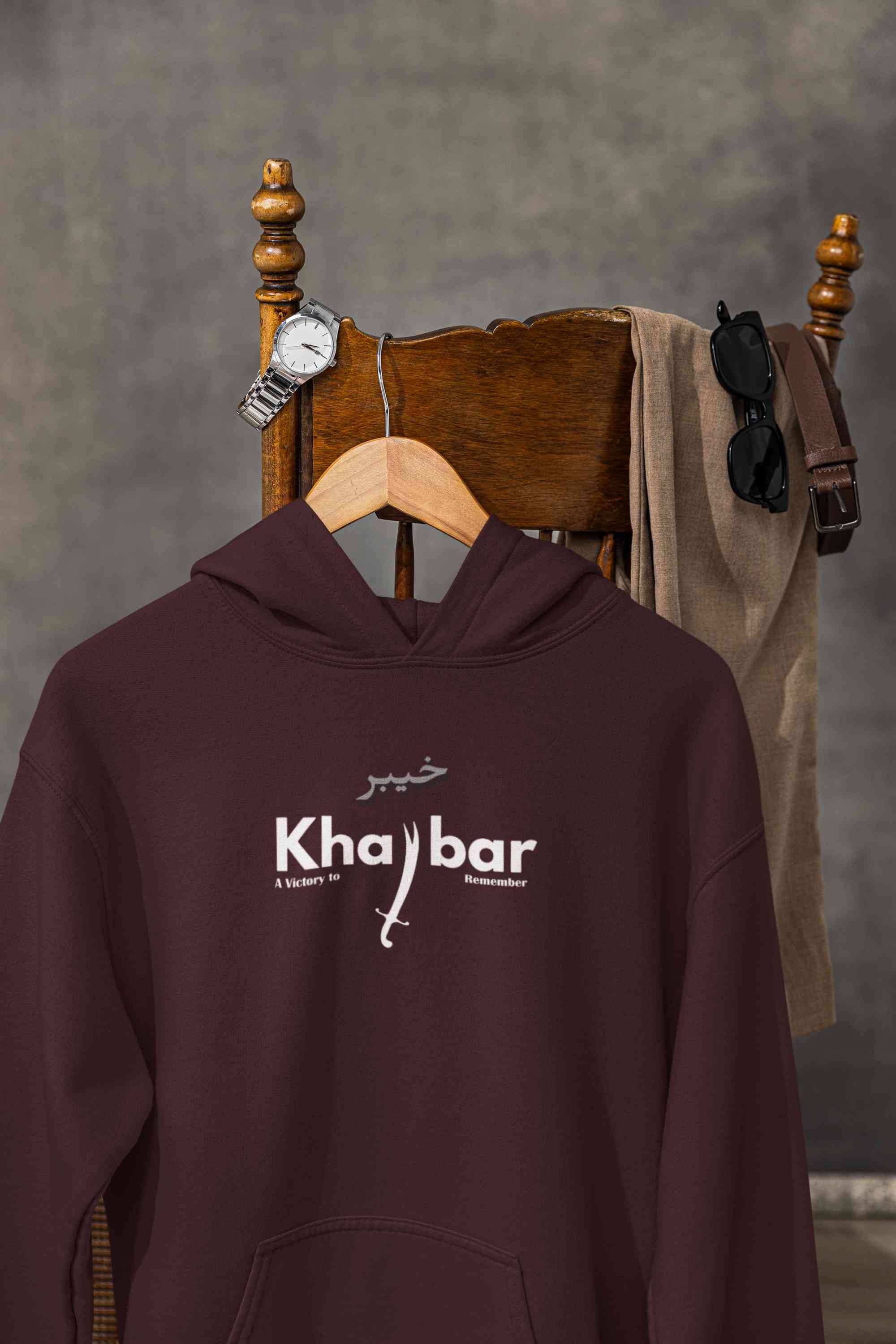 Khaybar Men Hoodies-FunkyTeesClub