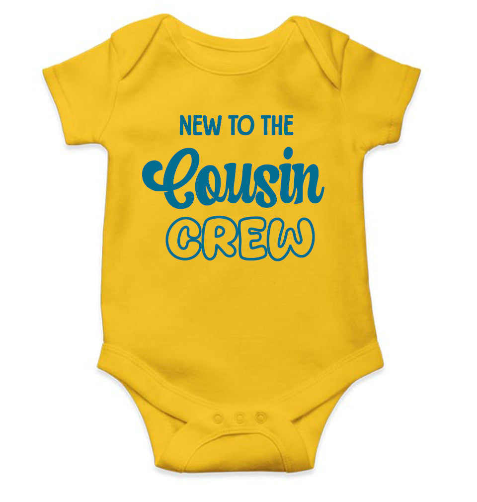 New To Cousin Crew Rakshabadhan Rompers for Baby Boy- FunkyTeesClub