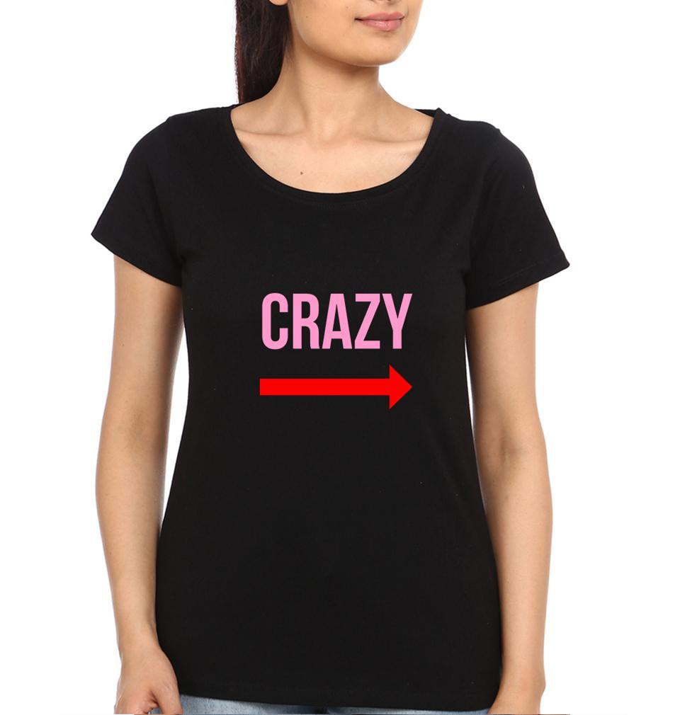 Crazy BFF Half Sleeves T-Shirts-FunkyTees