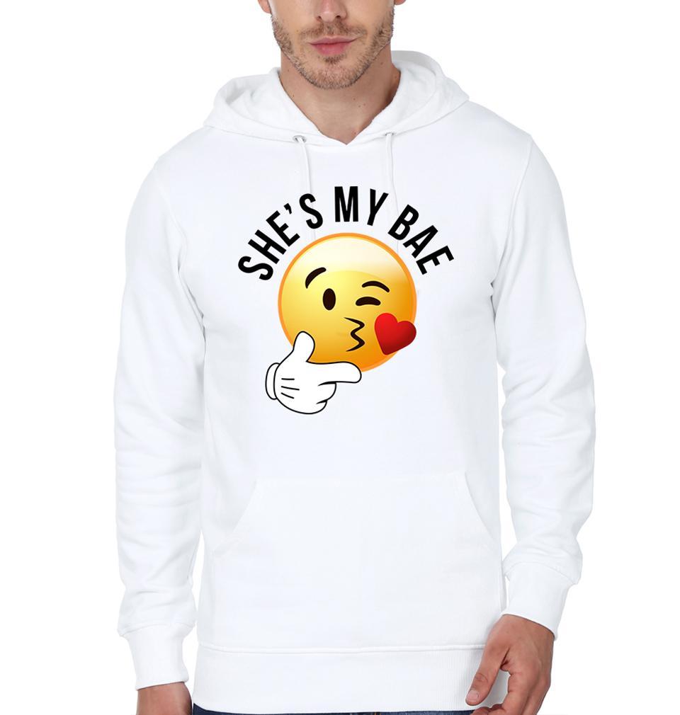 He's the Bae Couple Hoodie-FunkyTees