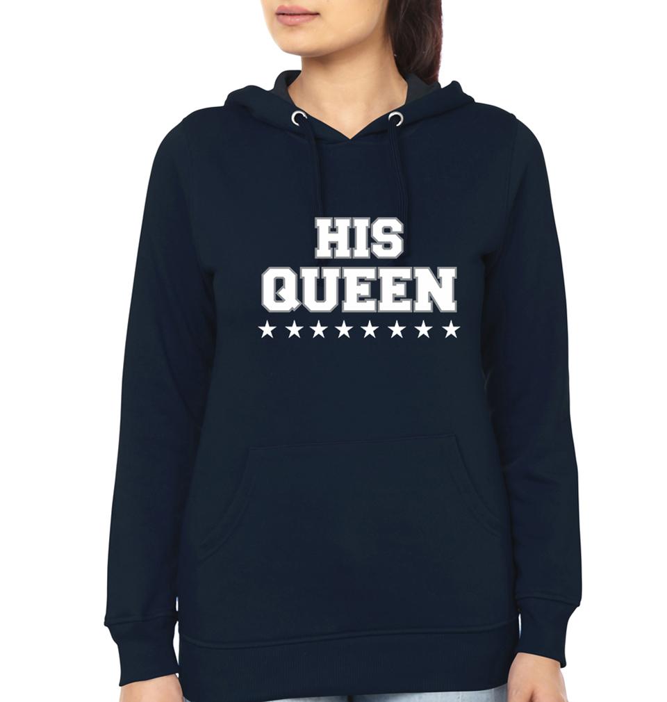 The King His Queen Couple Hoodie-FunkyTees