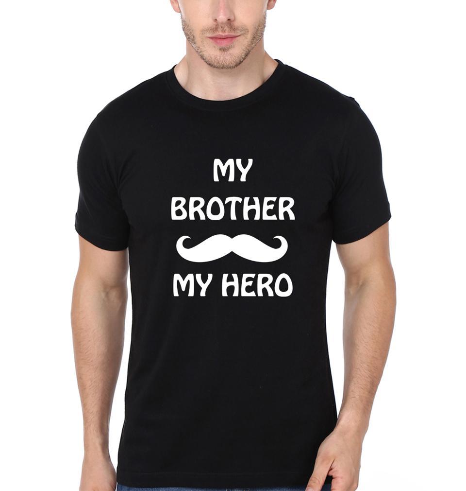My Brother My Hero Brother-Brother Half Sleeves T-Shirts -FunkyTees