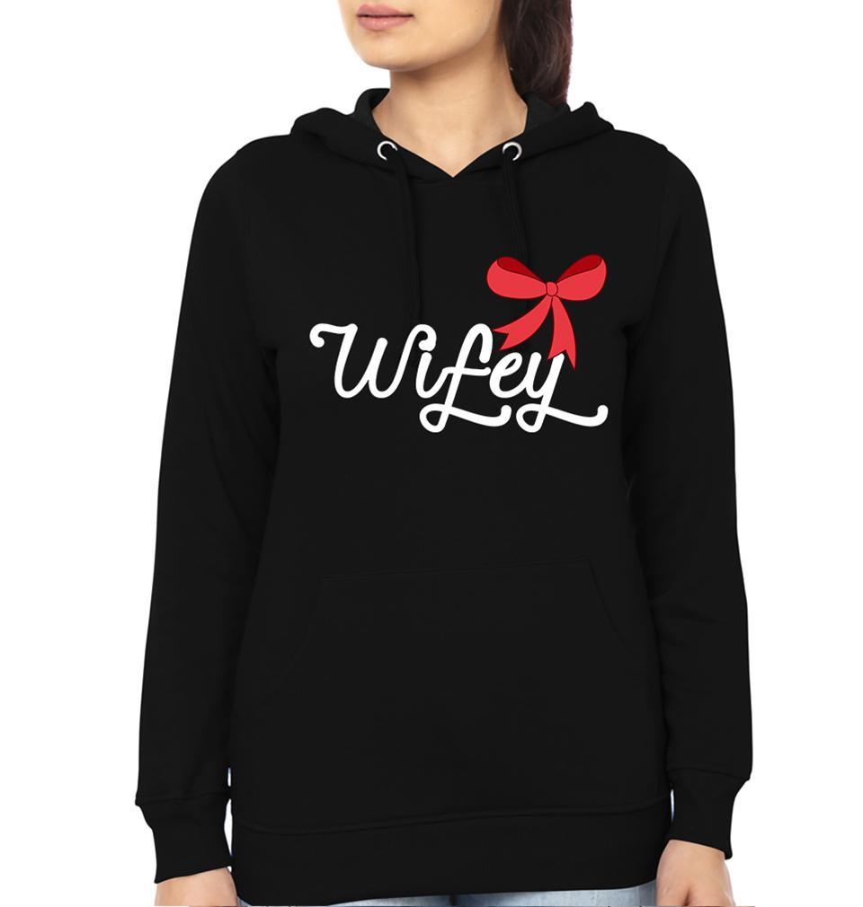 Hubby Wifey Couple Hoodie-FunkyTees