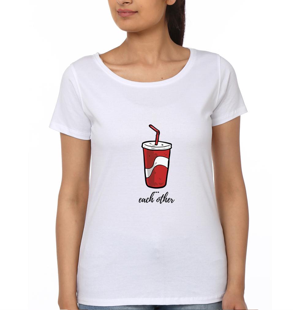 Made for Couple Half Sleeves T-Shirts -FunkyTees
