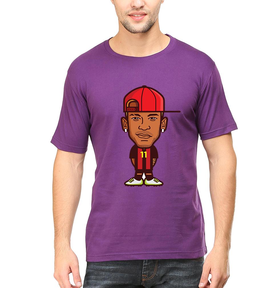 Neymar Men Half Sleeves T-Shirts-FunkyTeesClub