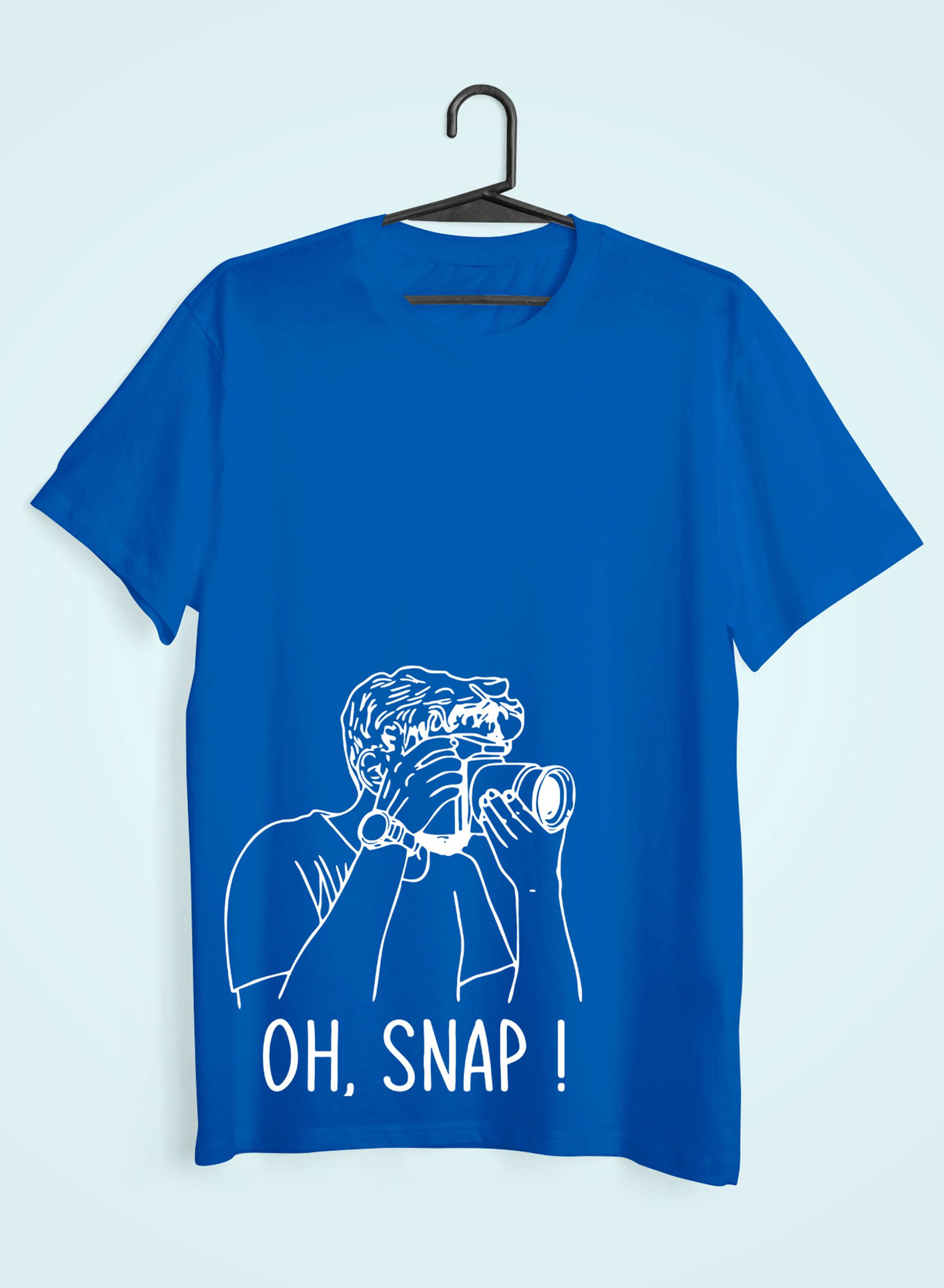 Oh Snap Women Half Sleeves T-shirt- FunkyTeesClub