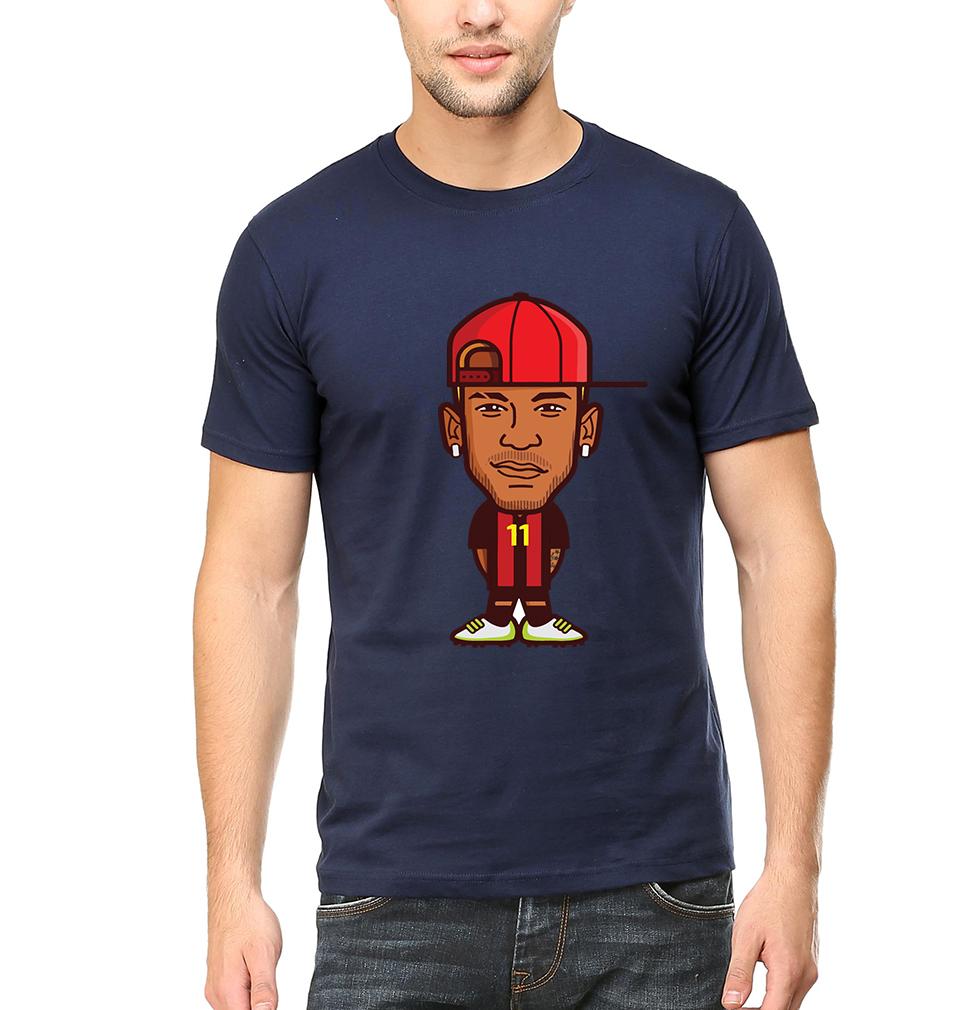 Neymar Men Half Sleeves T-Shirts-FunkyTeesClub