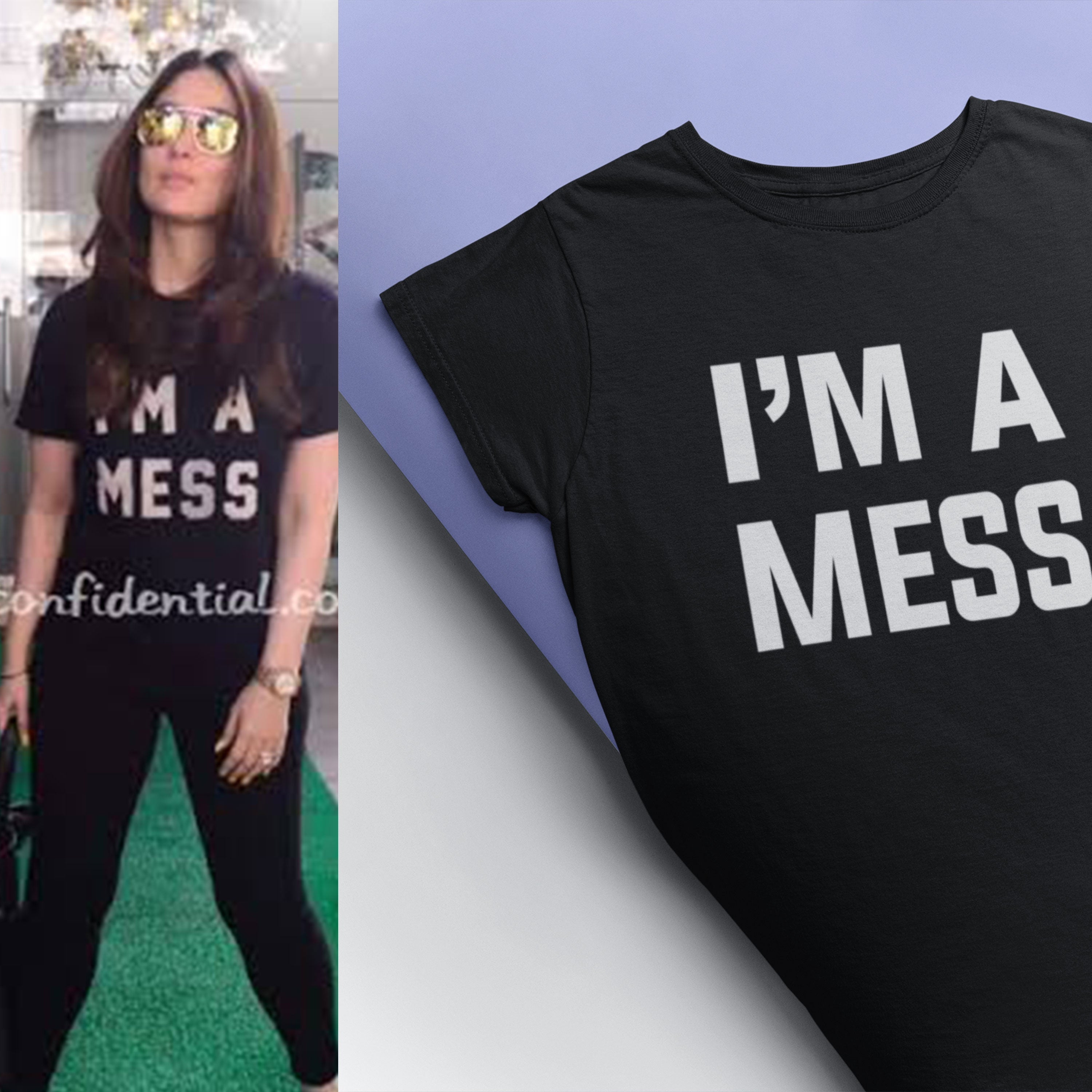 I Am A Mess Kareena Kapoor Celebrity T-shirt- FunkyTeesClub