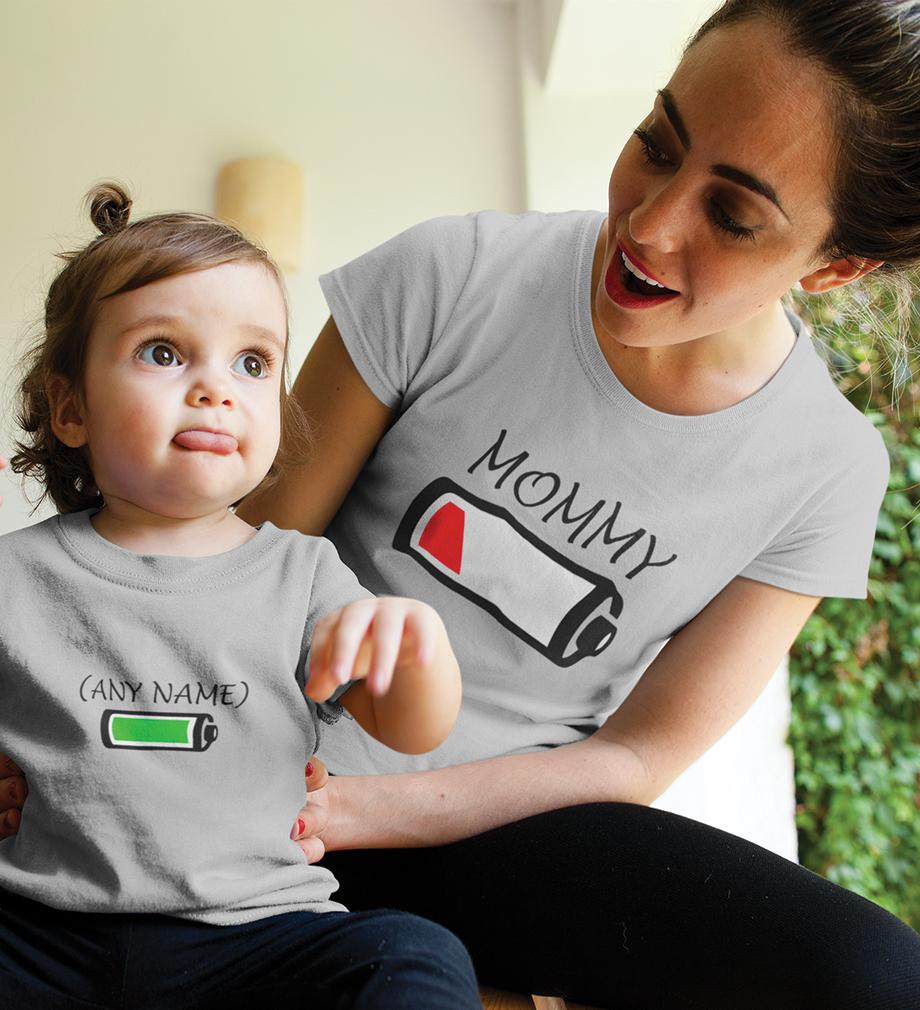 Mommy & Any Name Mother and Daughter Matching T-Shirt- FunkyTeesClub
