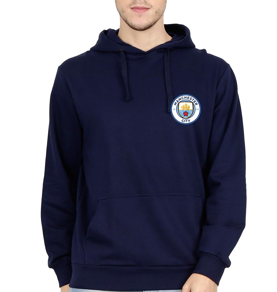 Manchester City Logo Men Hoodies-FunkyTeesClub