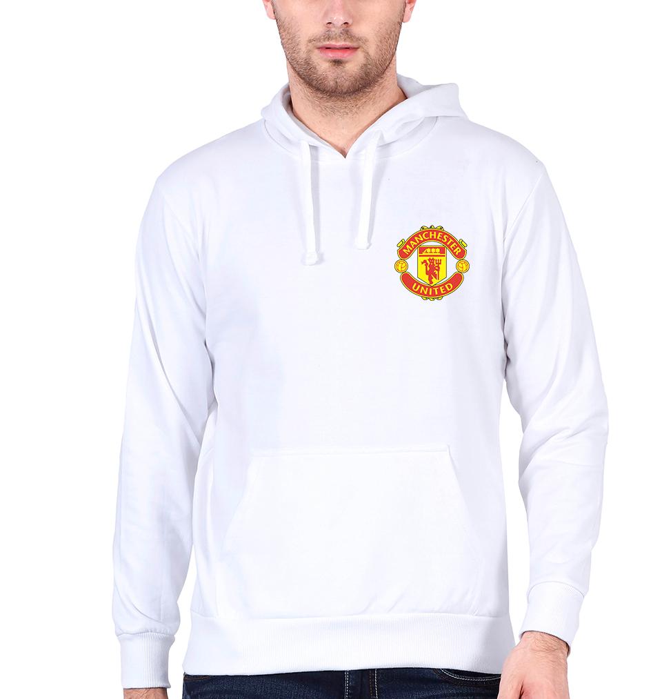 Manchester United Logo Men Hoodies-FunkyTeesClub