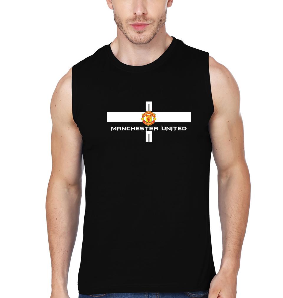 Manchester United Men Gym Vest-FunkyTeesClub