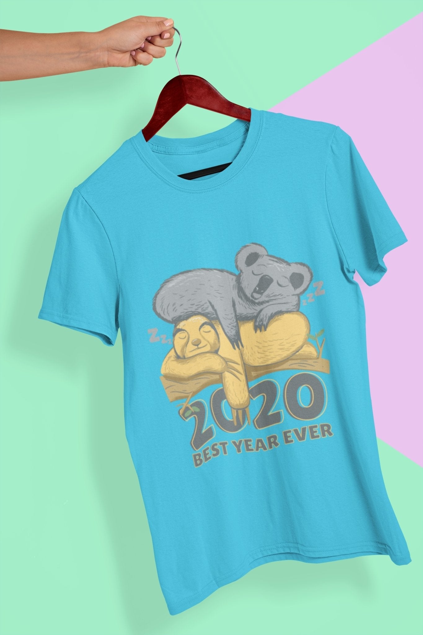 2020 Best Year Ever Mens Half Sleeves T-shirt- FunkyTeesClub - Funky Tees Club