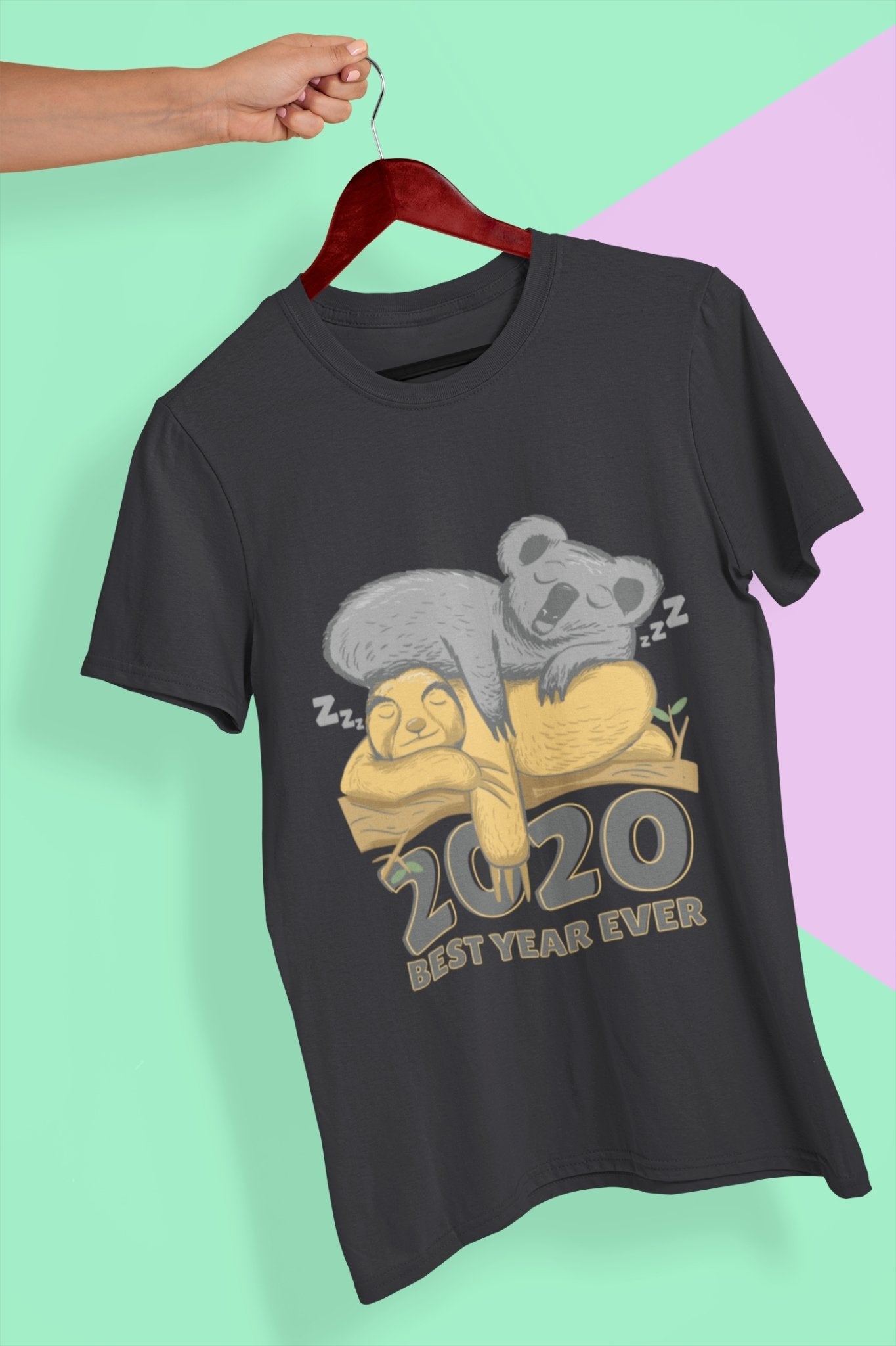 2020 Best Year Ever Women Half Sleeves T-shirt- FunkyTeesClub - Funky Tees Club